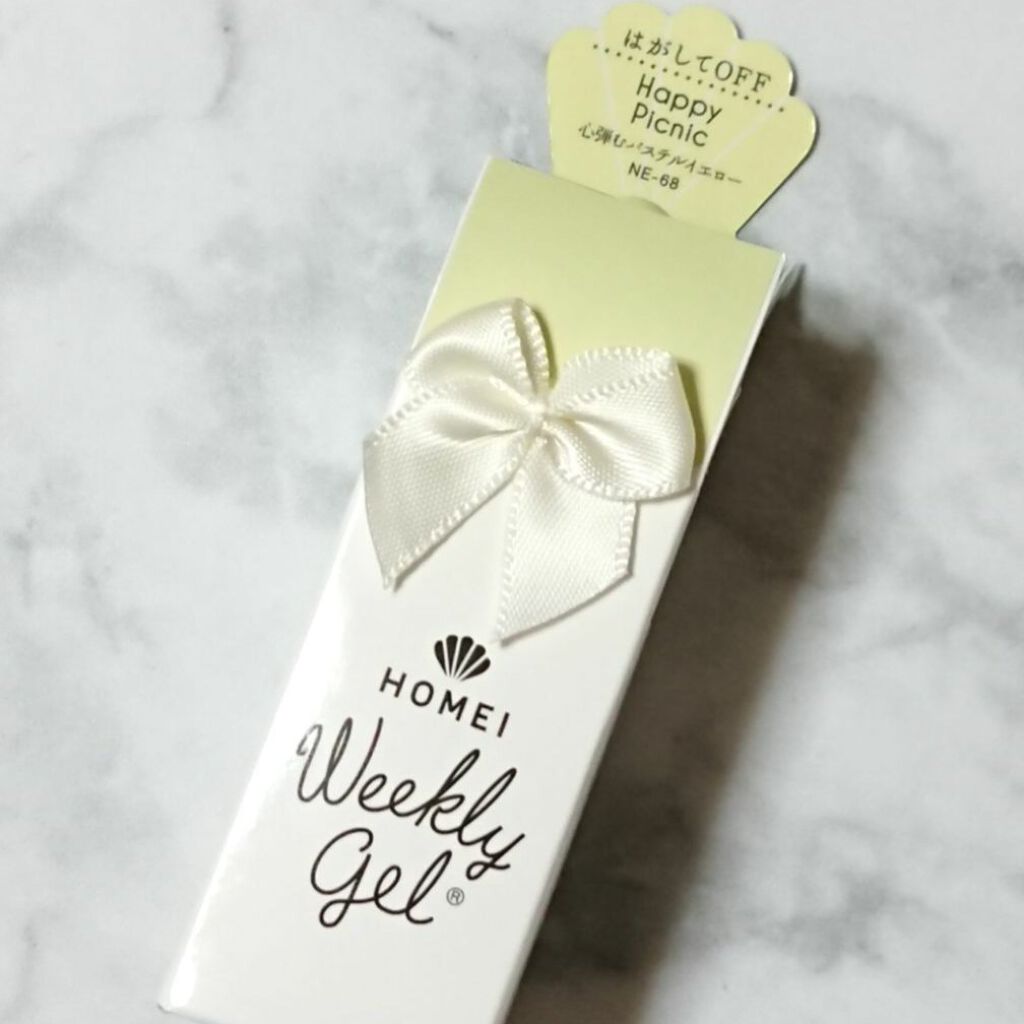 ウィークリージェル/HOMEI/ジェルネイルを使ったクチコミ（1枚目）