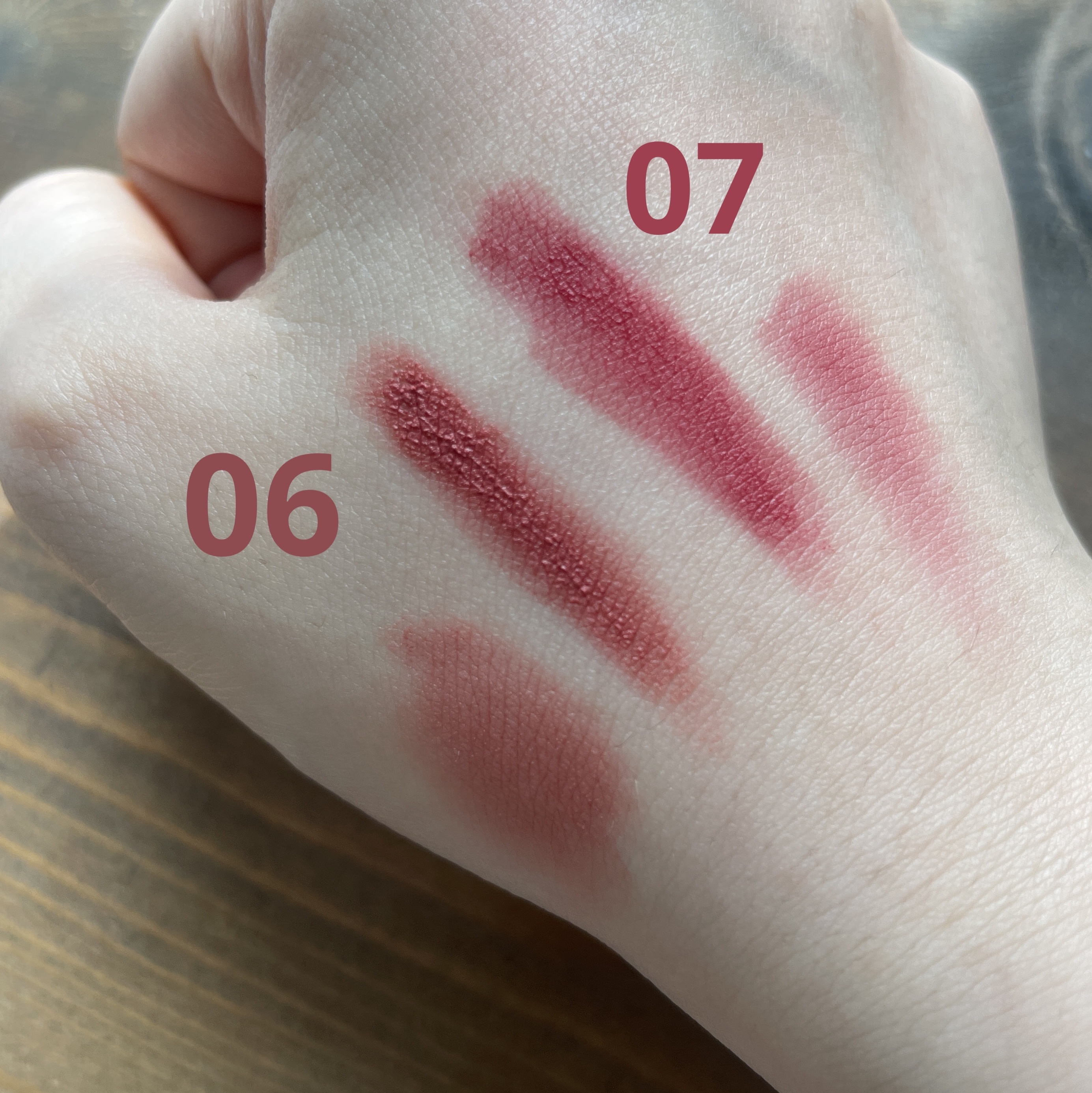 スフレカラーポット/dasique/口紅を使ったクチコミ（3枚目）