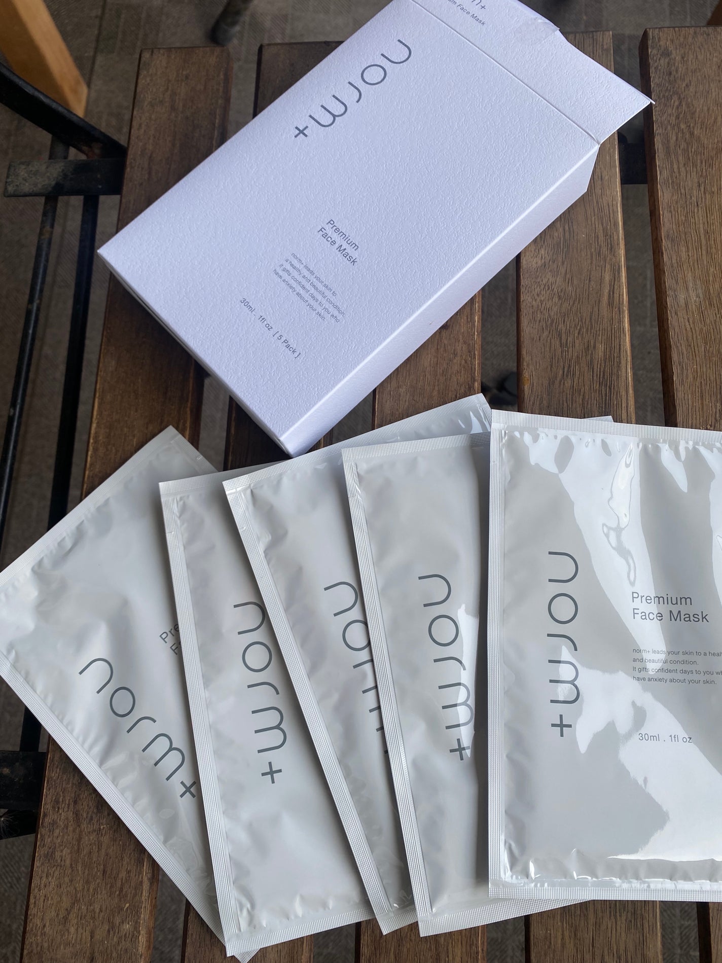 プレミアムフェイスマスク/norm+/シートマスク・パックを使ったクチコミ(1枚目)