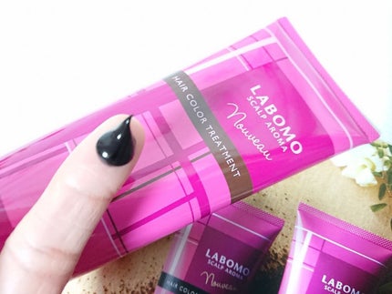 LABOMO SCALP AROMA ヘアカラートリートメント/アートネイチャー/ヘアカラーを使ったクチコミ(2枚目)
