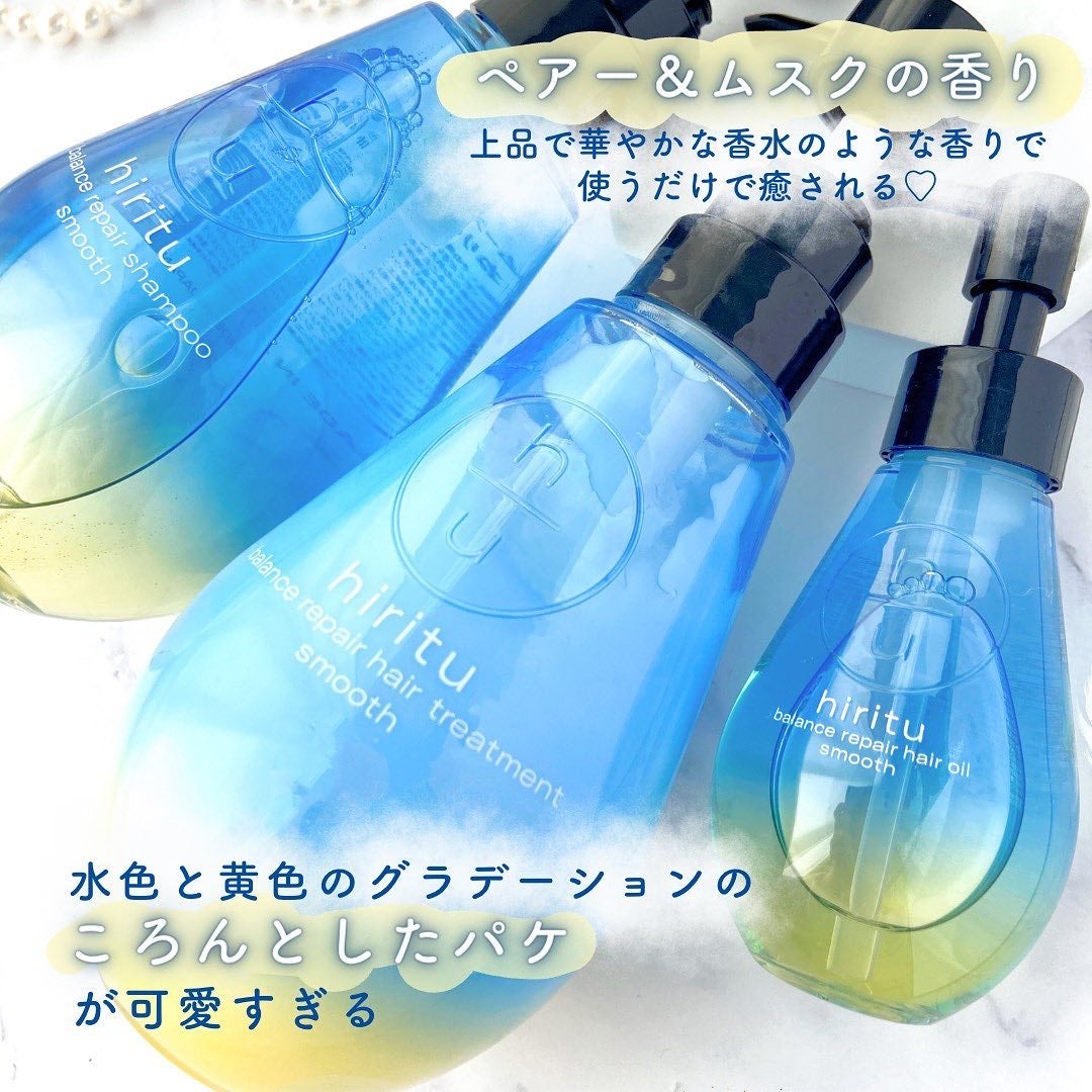 バランスリペア シャンプー/ヘアトリートメント スムース/hiritu/市販シャンプーを使ったクチコミ(6枚目)