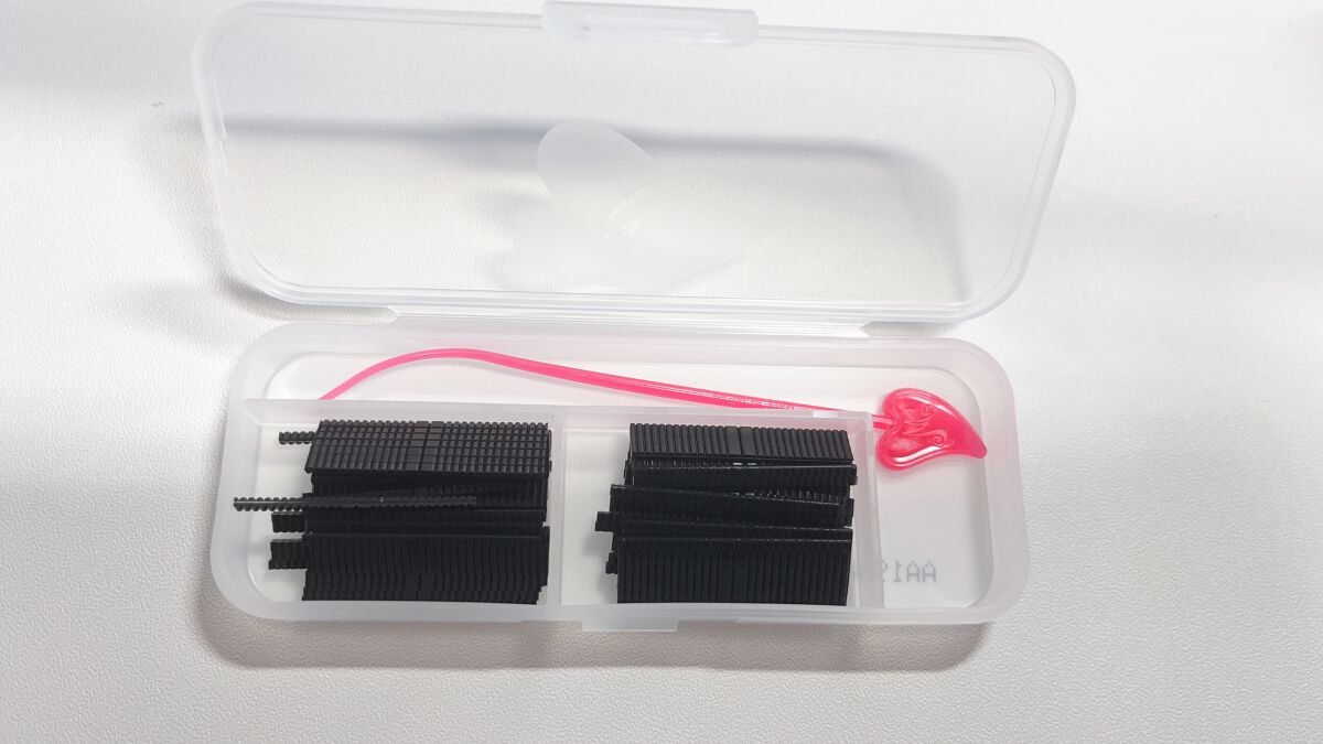 ブラックファイバー120 スーパーハードタイプ 120本入/メザイク/二重まぶた用アイテムを使ったクチコミ(5枚目)