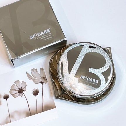 V3シャイニングファンデーション/SPICARE/クッションファンデーションを使ったクチコミ(4枚目)