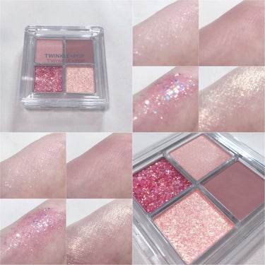 TWINKLE POP Pearl Flex Glitter Eye Palette/CLIO/パウダーアイシャドウを使ったクチコミ（2枚目）