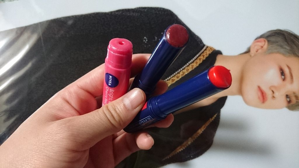 ニベア リッチケア＆カラーリップ/ニベア/リップクリームを使ったクチコミ（2枚目）