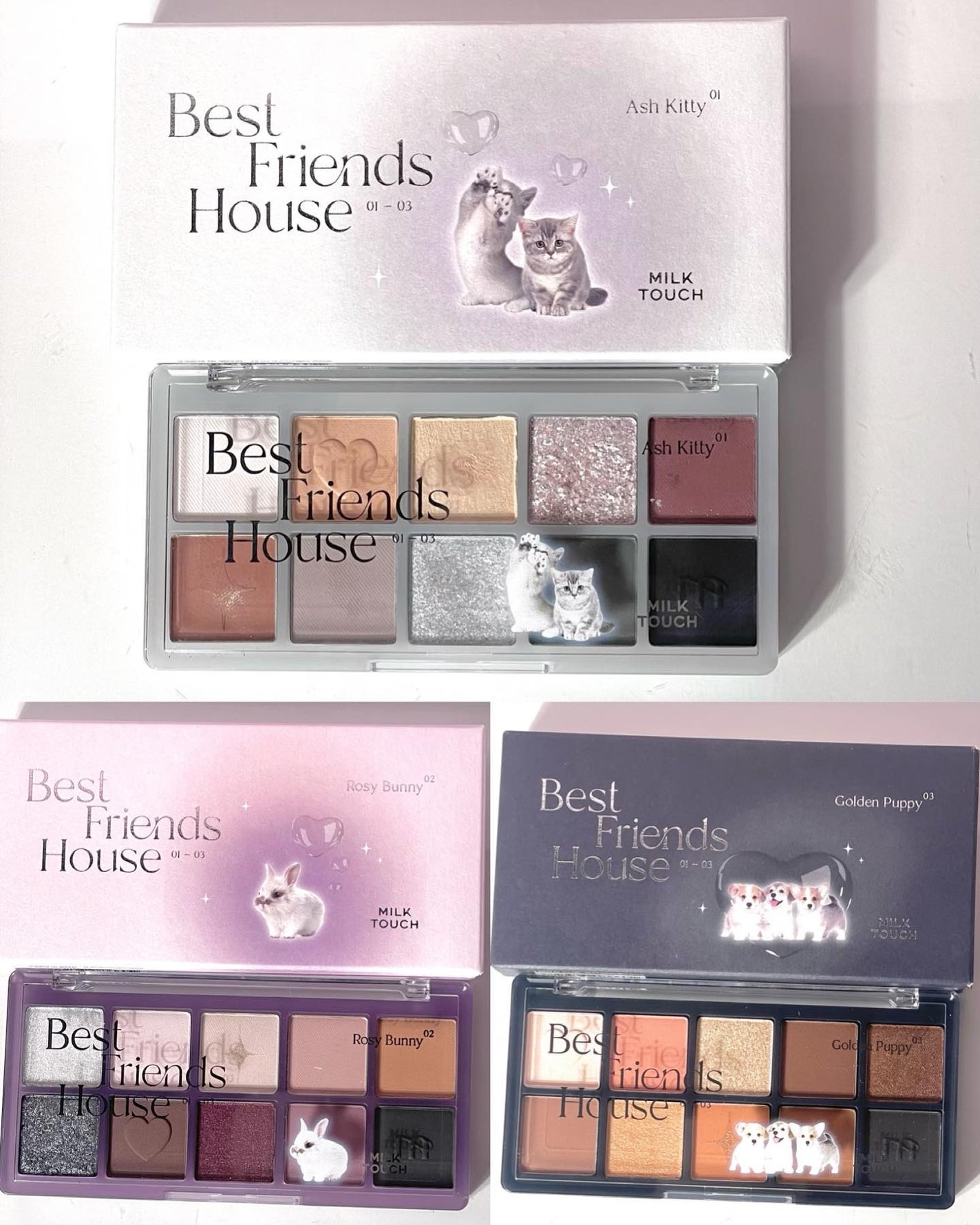 ビーマイベストフレンズハウスパレット/Milk Touch/アイシャドウパレットを使ったクチコミ(6枚目)