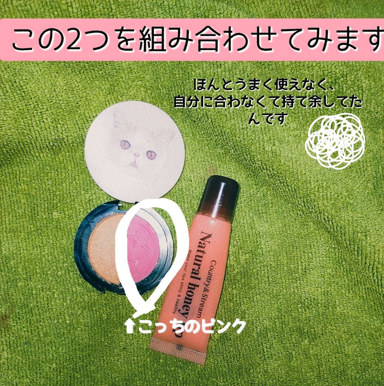 ハニーフルリップ もも色ボリューム/カントリー&ストリーム/リップ美容液を使ったクチコミ（3枚目）