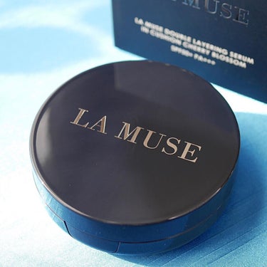 ラミューズ DOUBLE LAYERING SERUM IN CUSHIO CHERRY BLOSSOMのクチコミ「
クッションファンデが人気の韓国コスメブランド「LA MUSE(ラミューズ)」。

時間が経つ.....」（1枚目）