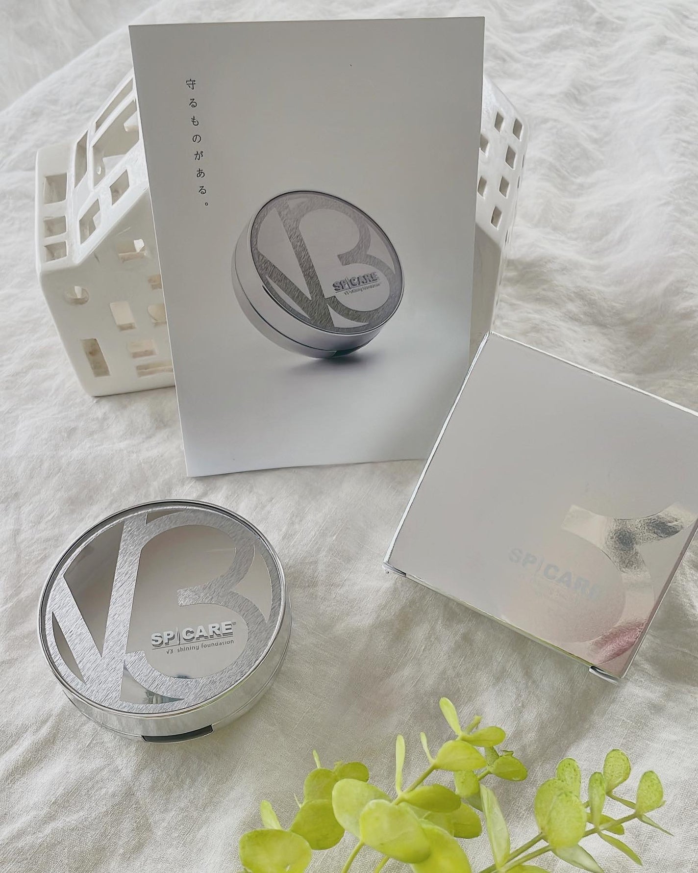 V3シャイニングファンデーション/SPICARE/クッションファンデーションを使ったクチコミ(1枚目)