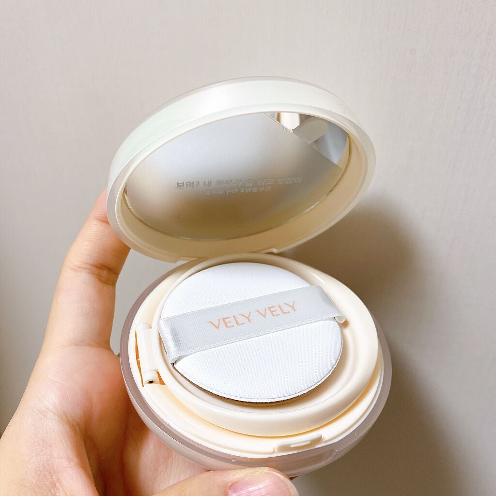 ミルクトーンアップクッション/VELY VELY/クッションファンデーションを使ったクチコミ(2枚目)