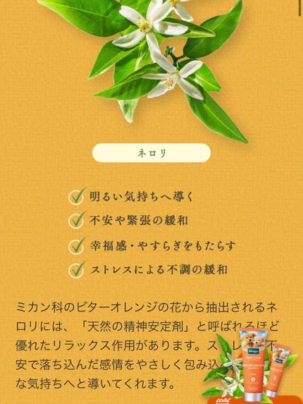 クナイプ ハンドクリーム ネロリの香り/クナイプ/ハンドクリームを使ったクチコミ(5枚目)