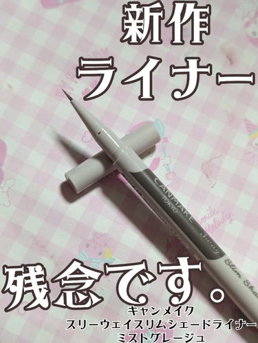 3wayスリムシェードライナー 03 ミストグレージュ/キャンメイク/リキッドアイライナーを使ったクチコミ（1枚目）