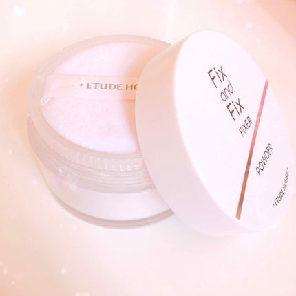 フィックス&フィックス パウダーフィクサー/ETUDE/ルースパウダーを使ったクチコミ(2枚目)