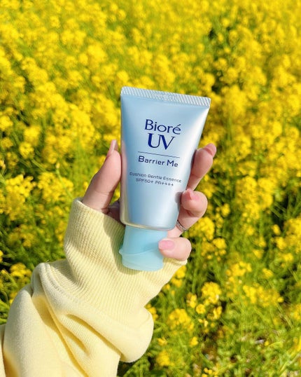 ビオレUV バリアミー クッションジェントルエッセンス		/ビオレ/日焼け止めクリームを使ったクチコミ(1枚目)