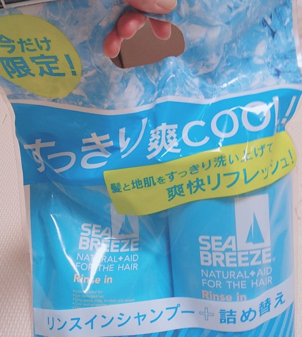 リンスインシャンプー/シーブリーズ/市販シャンプーを使ったクチコミ（1枚目）