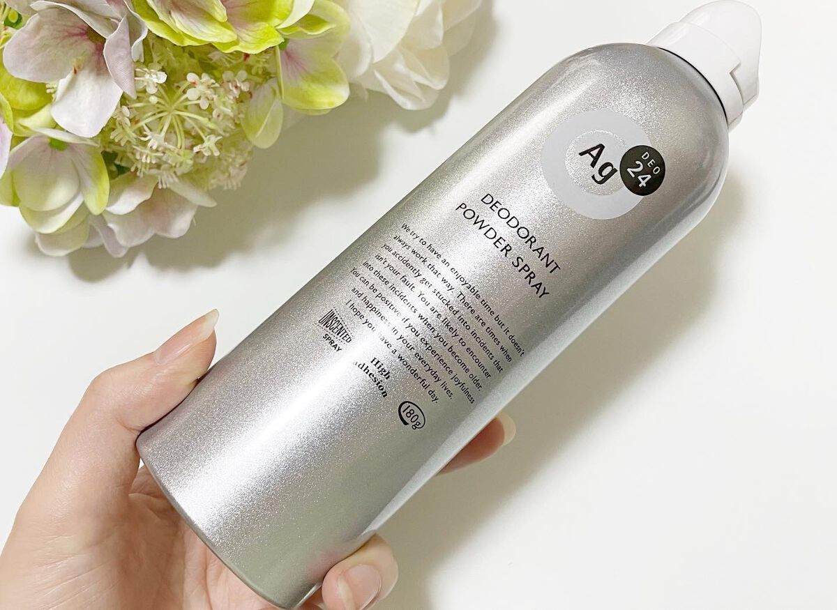 パウダースプレー （無香性）/エージーデオ24/デオドラント・制汗剤を使ったクチコミ（3枚目）
