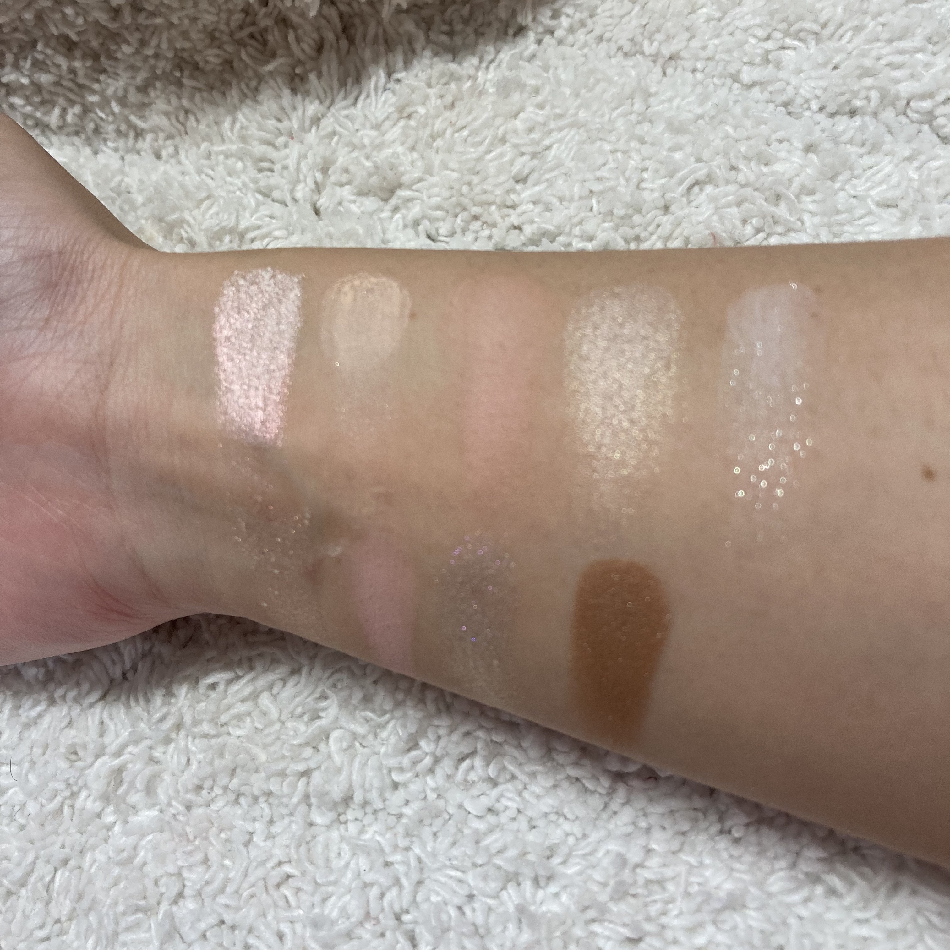 アイカラーパレット 05 ピーチガーデン（限定）/AMUSE/アイシャドウパレットを使ったクチコミ（3枚目）