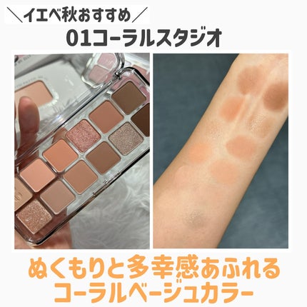 プロ アイ パレット エアー/CLIO/アイシャドウパレットを使ったクチコミ(3枚目)