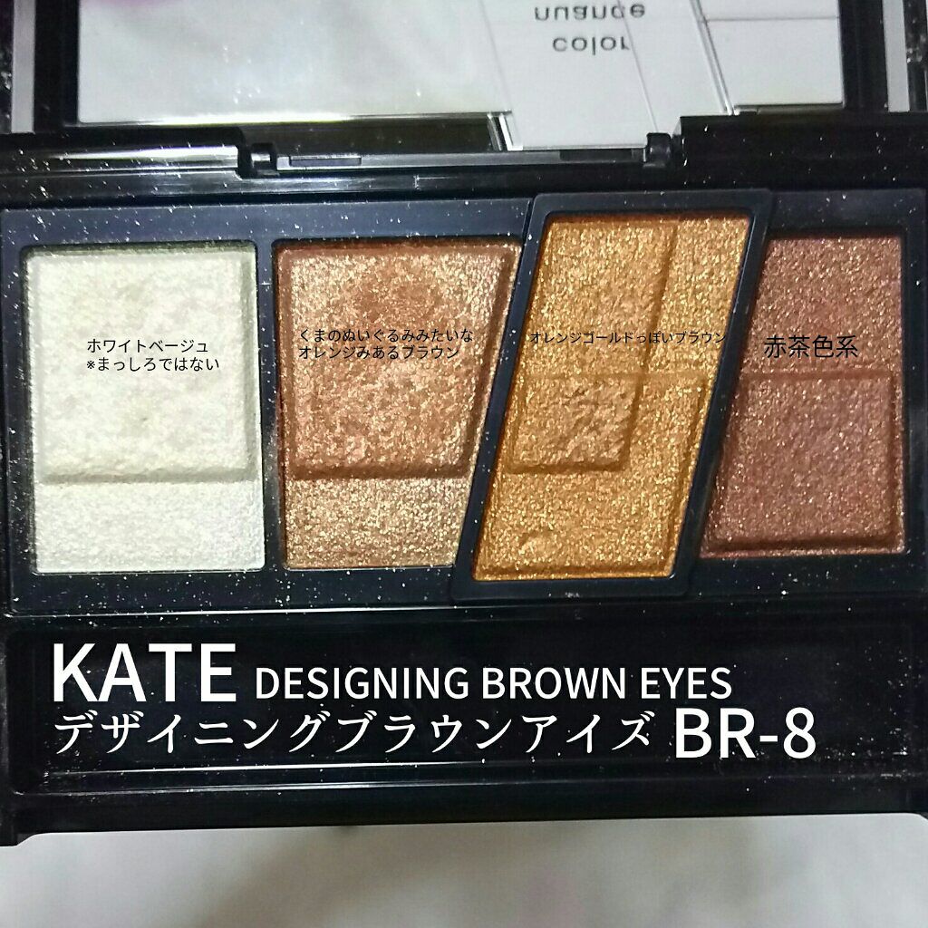 デザイニングブラウンアイズ/KATE/アイシャドウパレットを使ったクチコミ(3枚目)