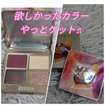 アニマルアイシャドウ(4シェード)/ZEESEA/アイシャドウパレットを使ったクチコミ(1枚目)