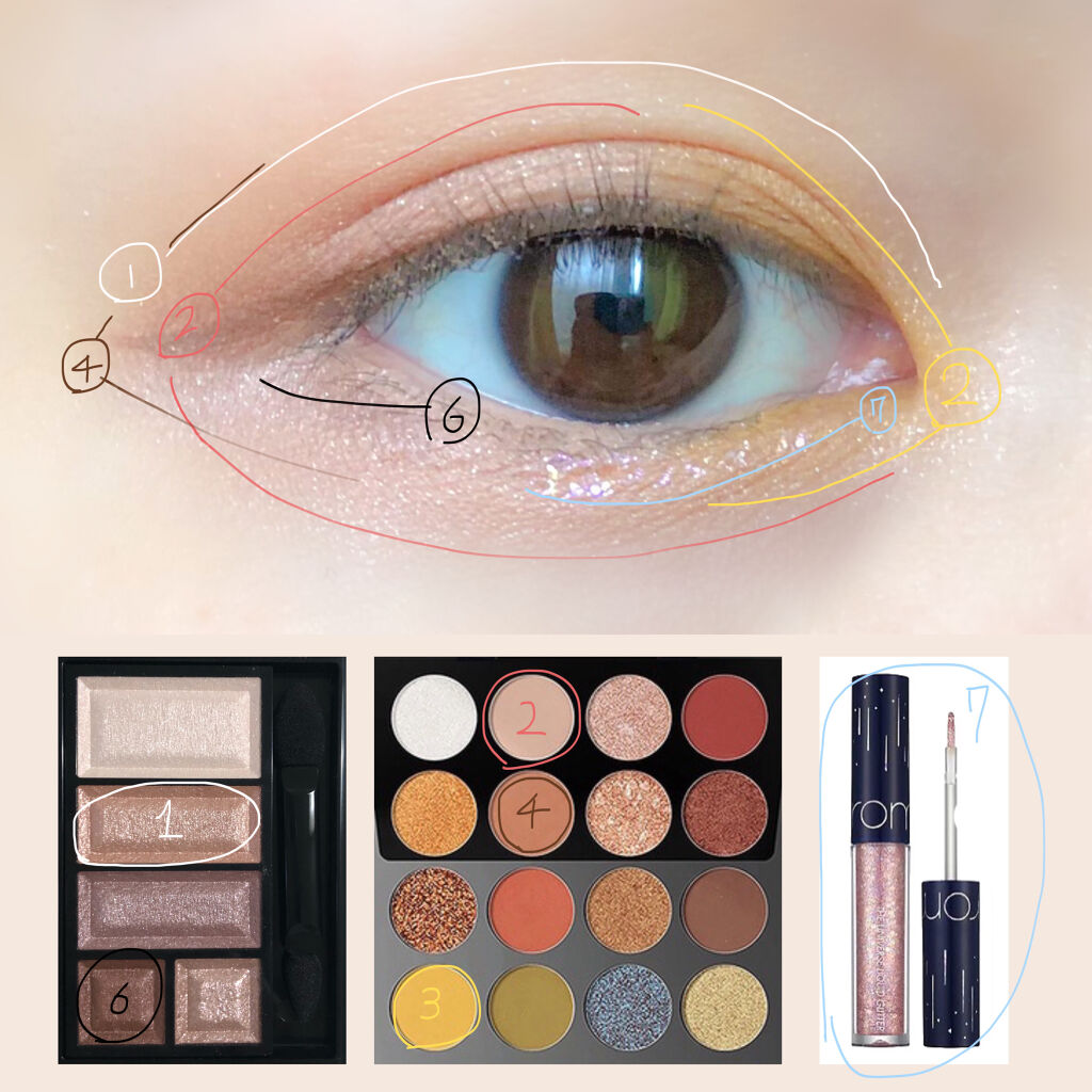 ショコラスウィート アイズ/リンメル ロンドン/アイシャドウパレットを使ったクチコミ（2枚目）