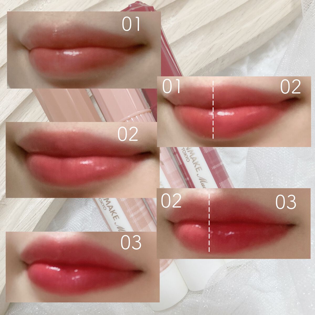 むちぷるティント/キャンメイク/リップティントを使ったクチコミ（3枚目）