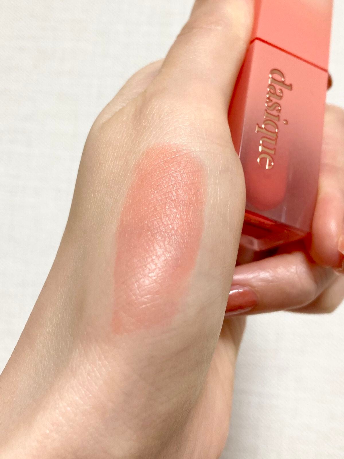 ジューシーデュイティント/dasique/リップティントを使ったクチコミ(4枚目)