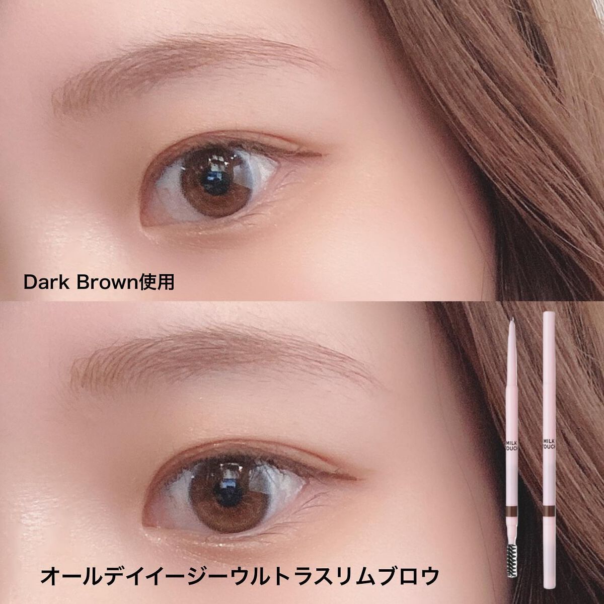 オールデイイージーウルトラスリムブロウ/Milk Touch/アイブロウペンシルを使ったクチコミ（3枚目）