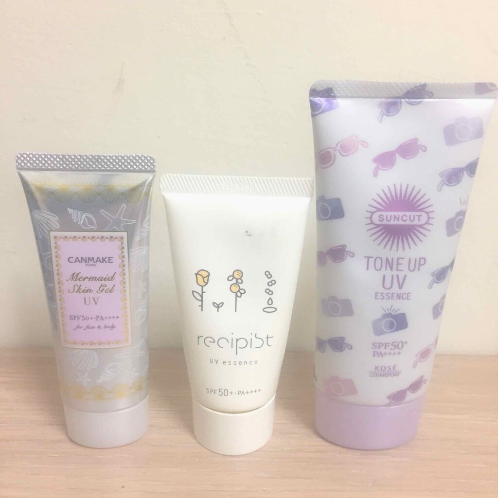 マーメイドスキンジェルUV/キャンメイク/日焼け止めジェルを使ったクチコミ（1枚目）