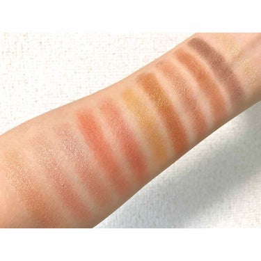 BYS EYESHADOW PALETTE PEACH/BYS/パウダーアイシャドウを使ったクチコミ（4枚目）