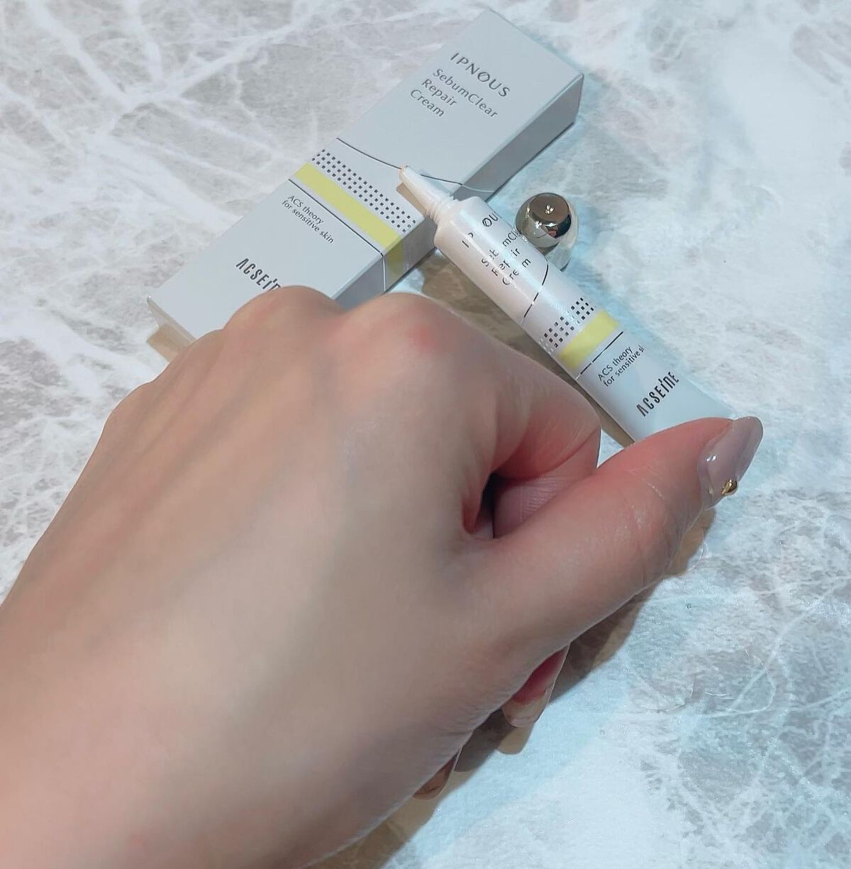 イプノス シーバムクリア リペアクリーム/ACSEINE/フェイスクリームを使ったクチコミ(5枚目)