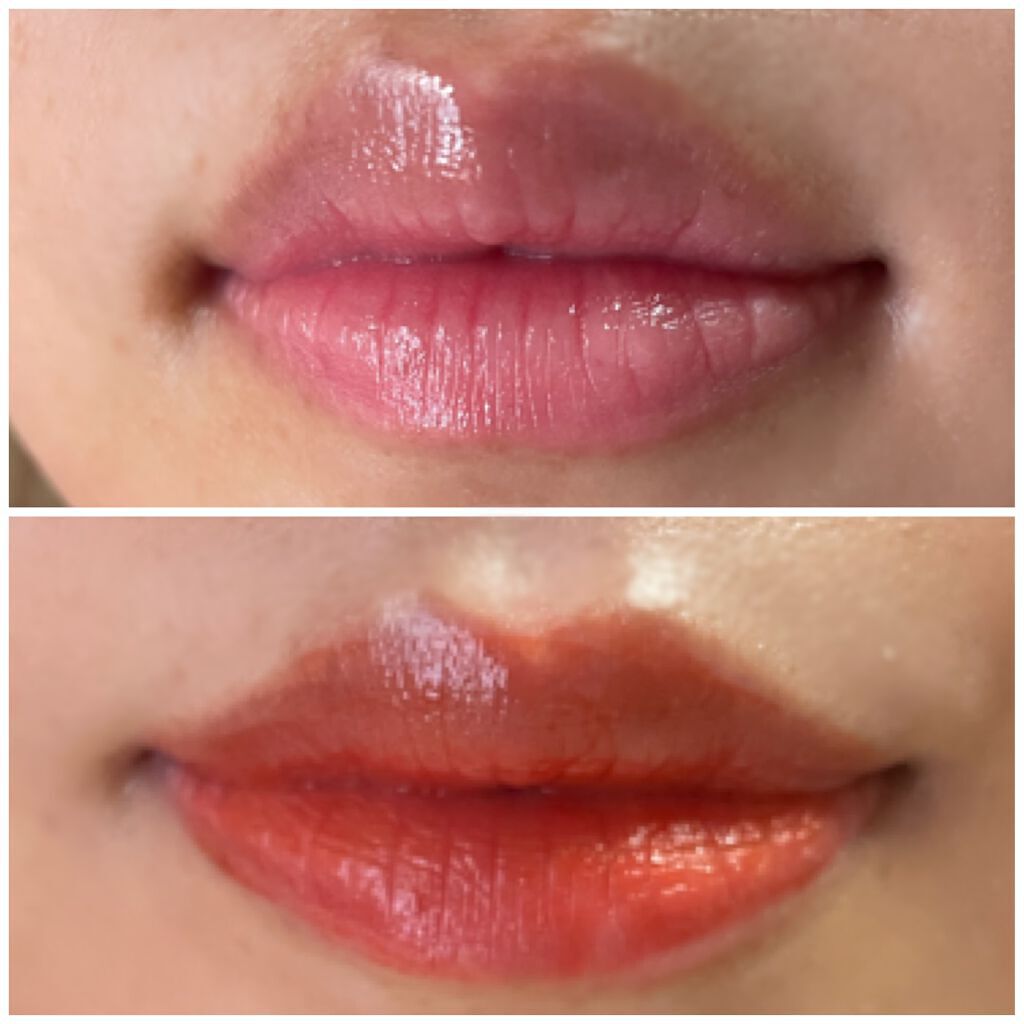 ジューシーラスティングティント/rom&nd/リップティントを使ったクチコミ（2枚目）