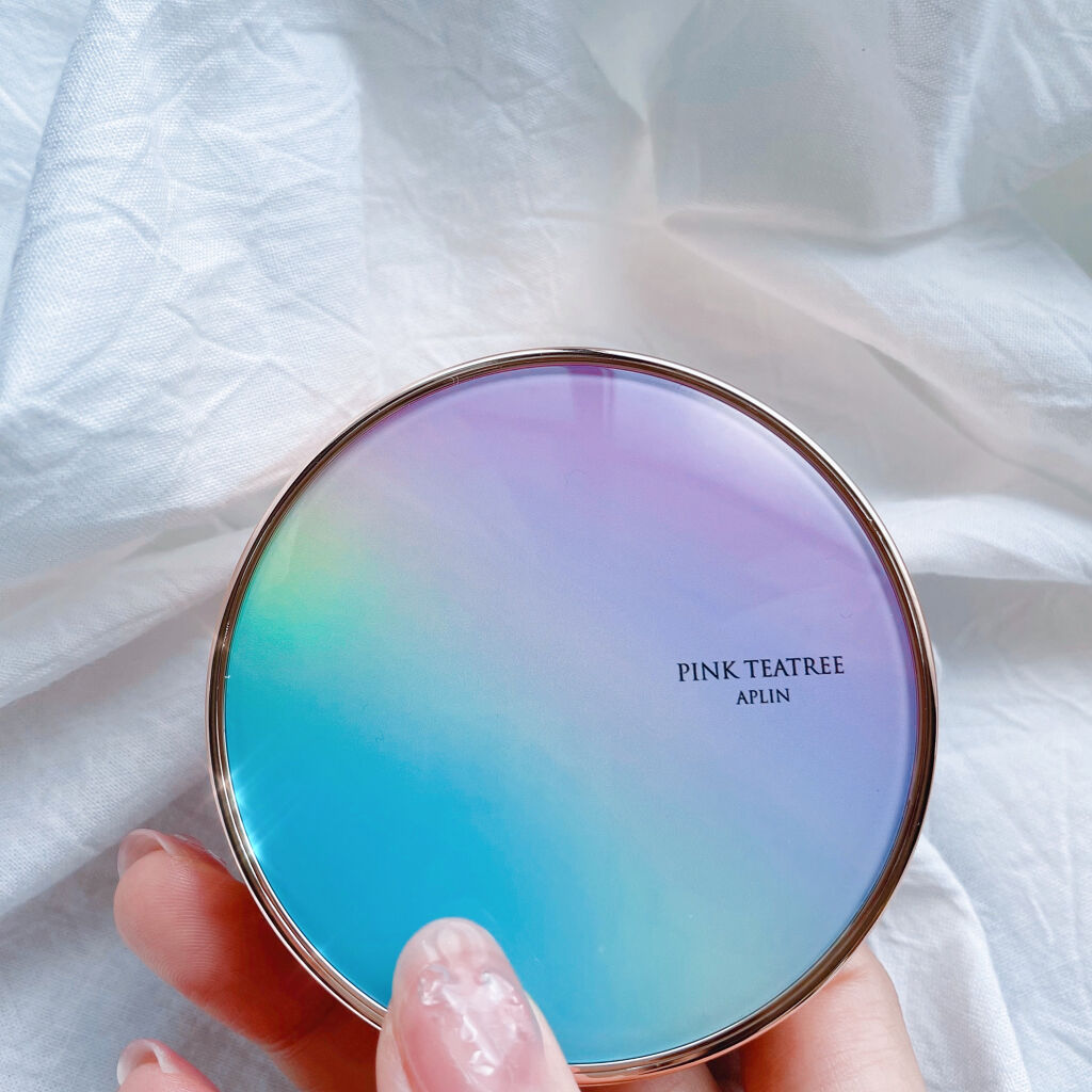 ピンクティーツリーカバークッション/APLIN/クッションファンデーションを使ったクチコミ（3枚目）