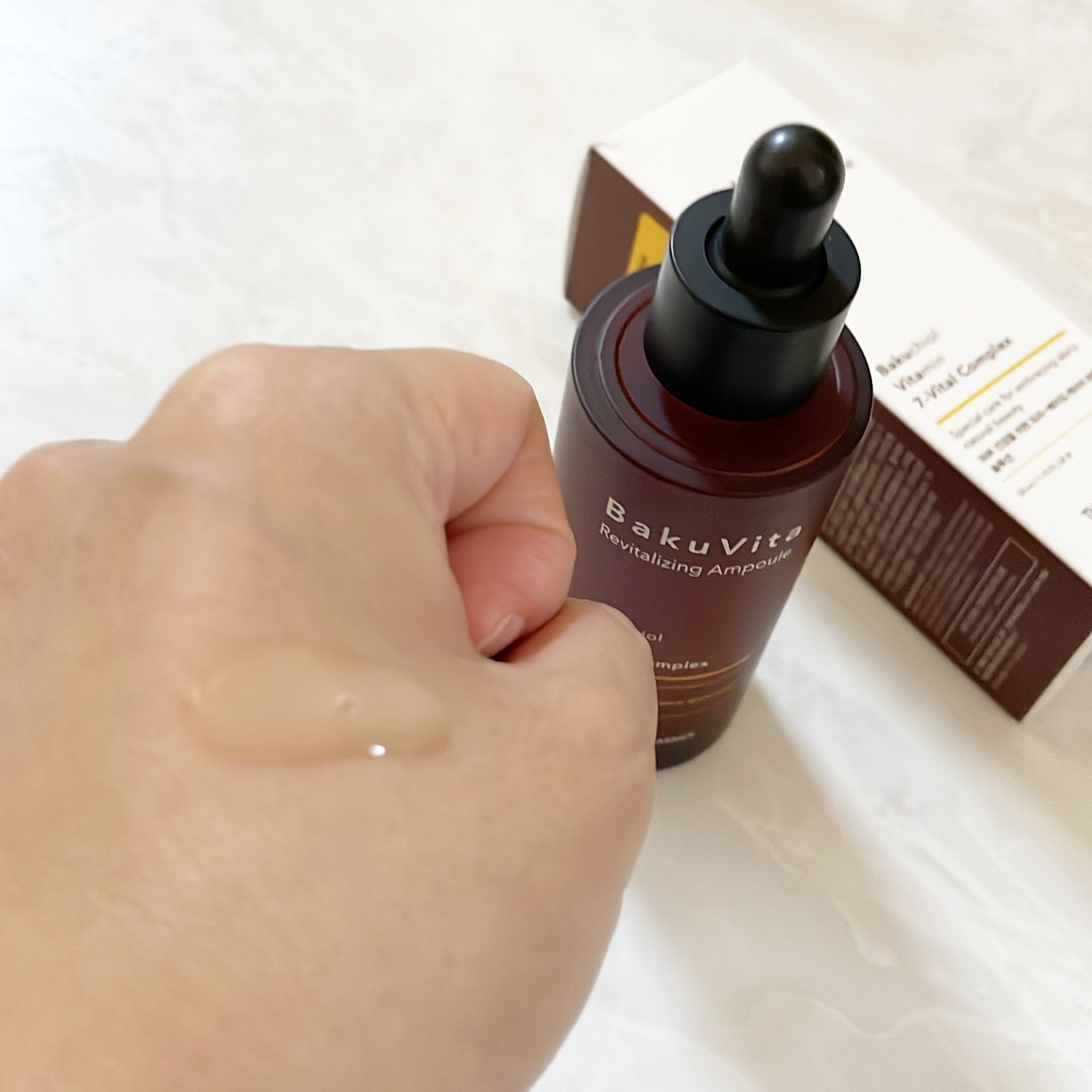 バクビタリバイタライジングアンプル/THANK YOU FARMER/美容液を使ったクチコミ(4枚目)