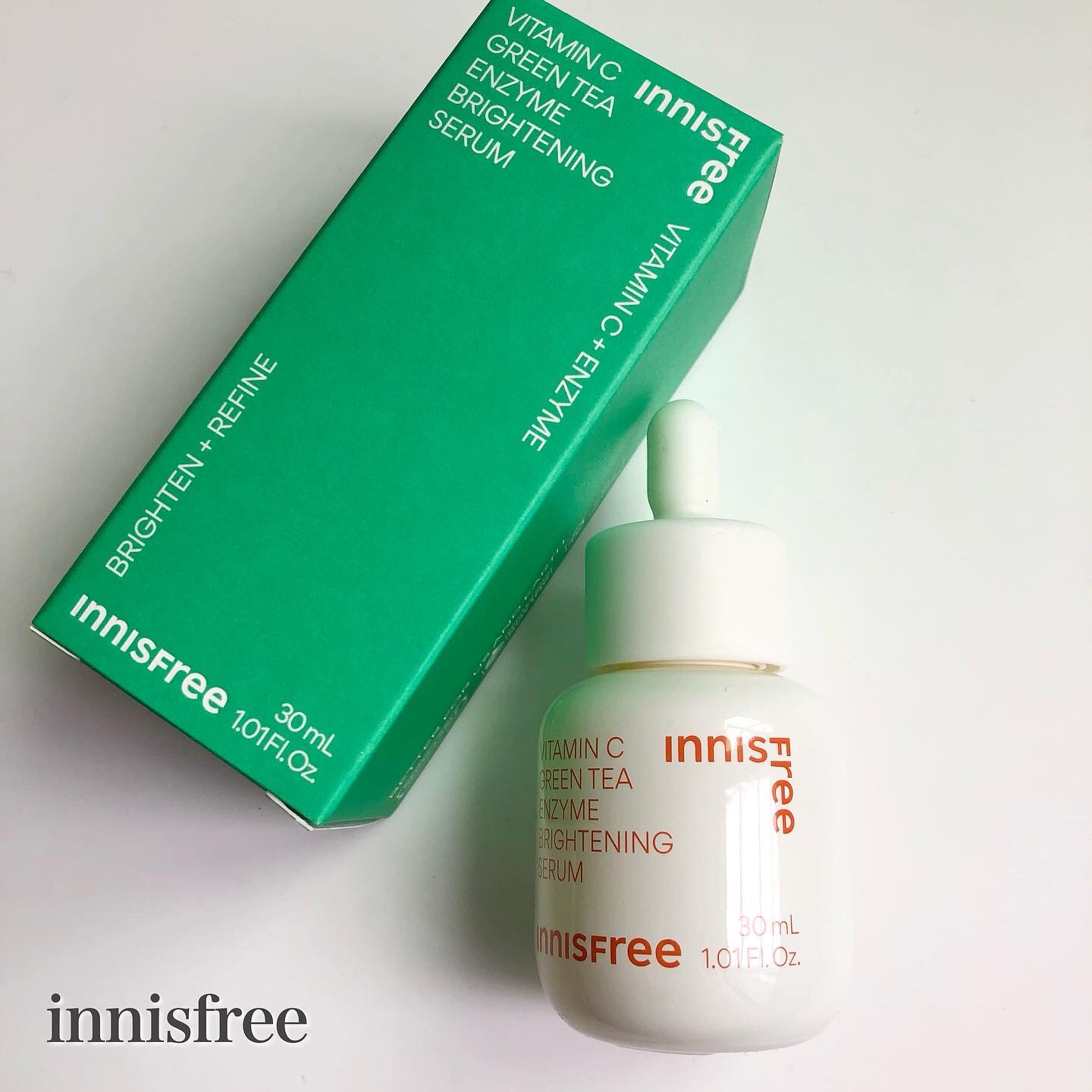 ビタC　グリーンティーエンザイム　ブライト　セラム/innisfree/美容液を使ったクチコミ（1枚目）