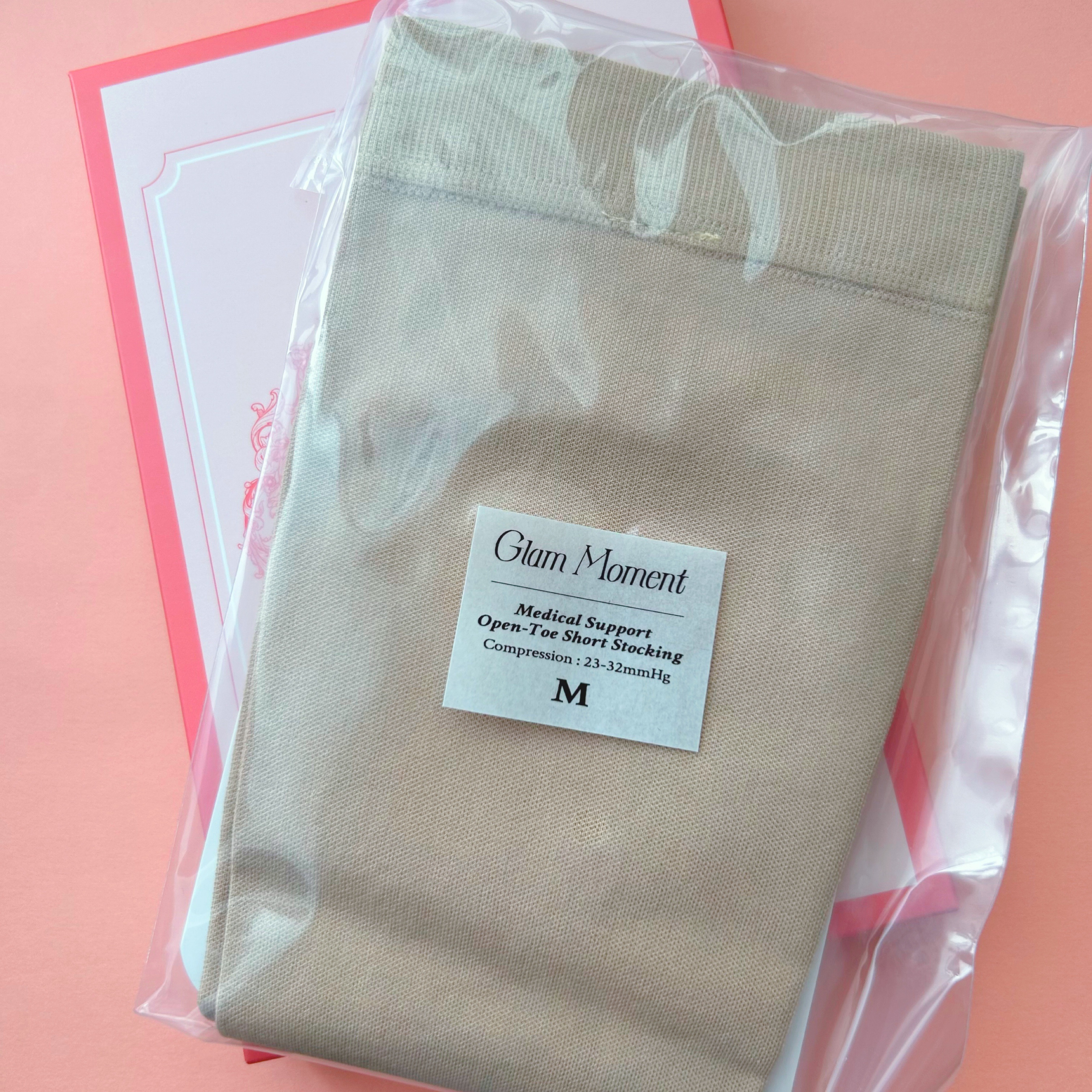 メディカルサポート オープントゥショートストッキング/グラムモーメント/着圧ソックス・レギンスを使ったクチコミ（2枚目）