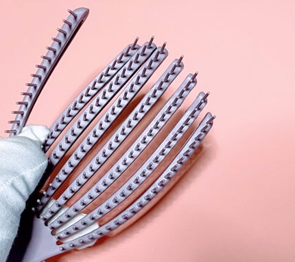 フィンガーフレックスブラシ/マペペ/ヘアブラシを使ったクチコミ(5枚目)