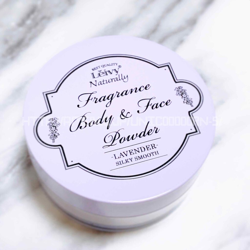 フレグランス ボディ＆フェイスパウダー ラベンダー/Leivy/ルースパウダーを使ったクチコミ（1枚目）