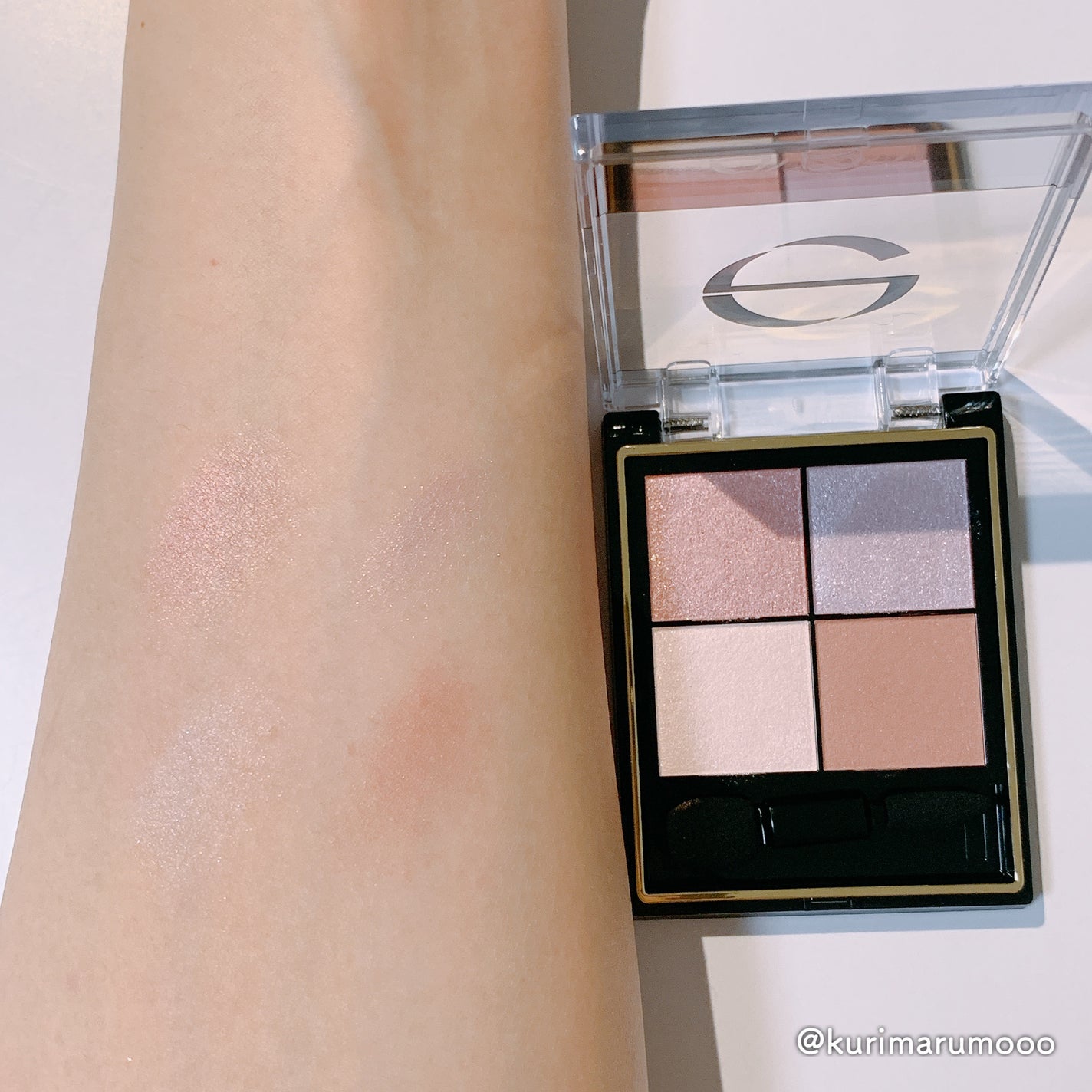 リアルクローズシャドウ/excel/アイシャドウパレットを使ったクチコミ(4枚目)