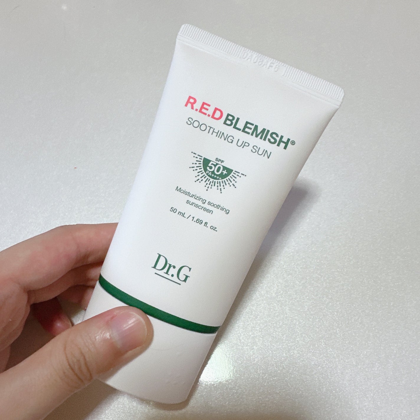 レッドブレミッシュスージングアップサン/Dr.G/日焼け止めクリームを使ったクチコミ(2枚目)