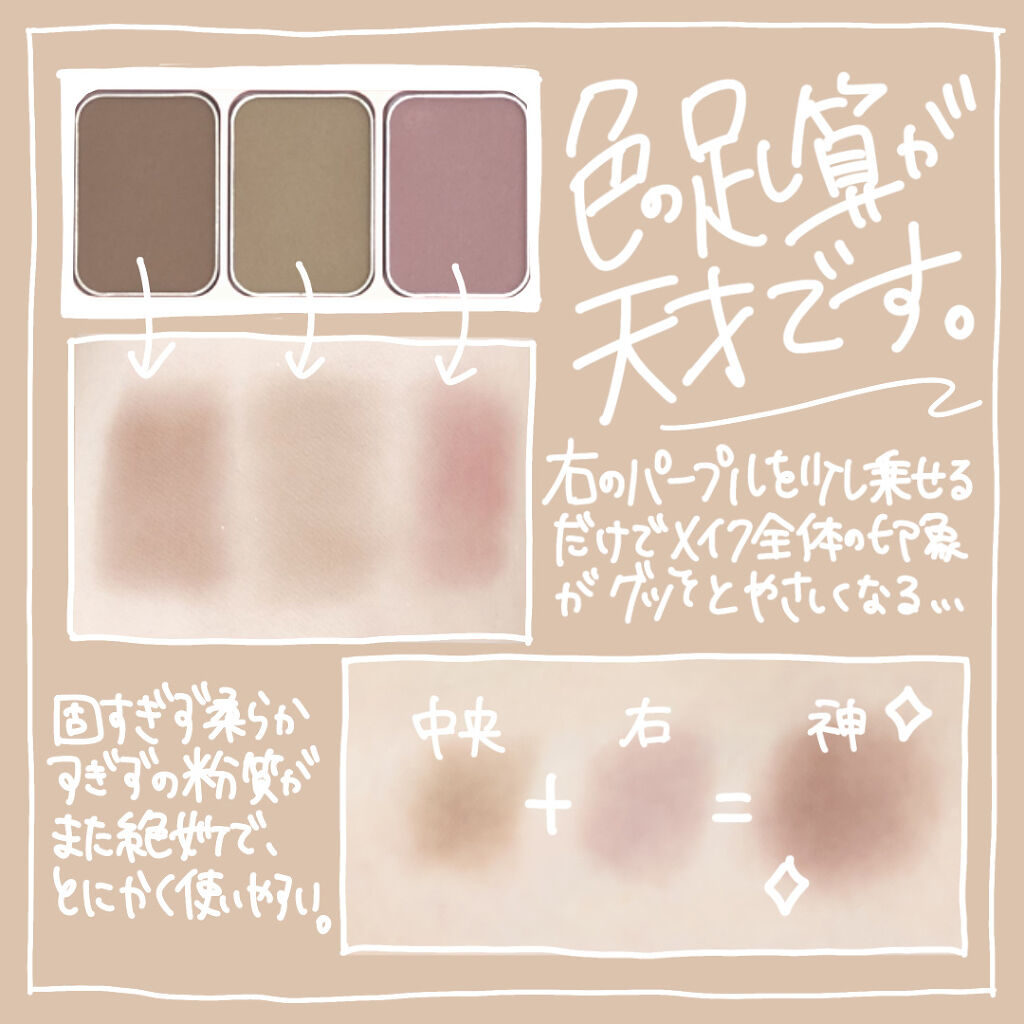  フーミー アイブロウパウダー/WHOMEE/パウダーアイブロウを使ったクチコミ（3枚目）