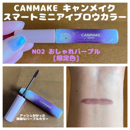 スマートミニアイブロウカラー/キャンメイク/眉マスカラを使ったクチコミ(1枚目)