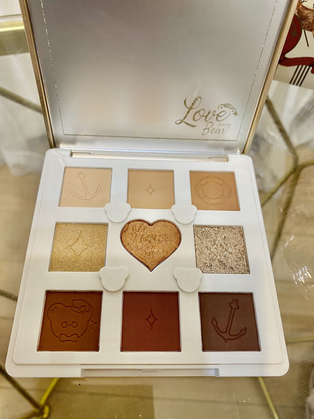 Love Bear 9色 アイシャドウパレット/FlowerKnows/アイシャドウパレットを使ったクチコミ（2枚目）