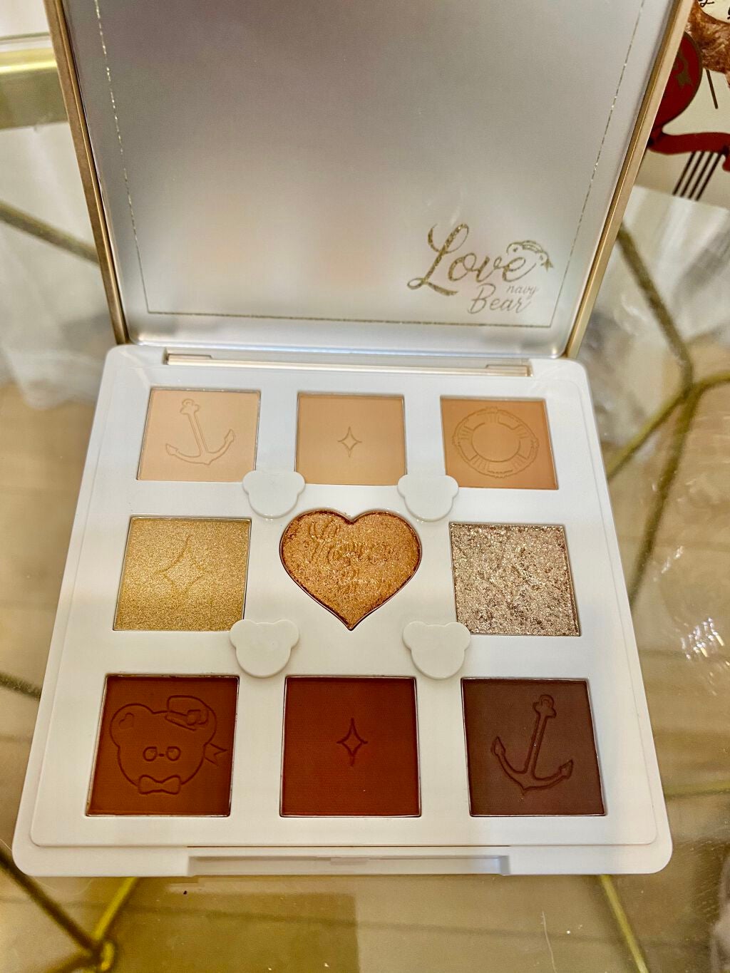 Love Bear 9色 アイシャドウパレット/FlowerKnows/アイシャドウパレットを使ったクチコミ(2枚目)