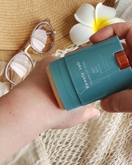 ストロボUVスティック/Beauty veil/日焼け止めスティックを使ったクチコミ(3枚目)