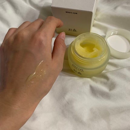 月光ゆず睡眠パック/HANYUL(ハンユル)/フェイスクリームを使ったクチコミ(2枚目)