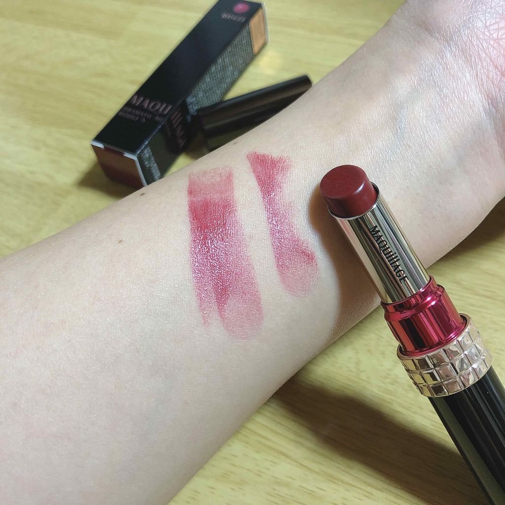 ドラマティックルージュN/マキアージュ/口紅を使ったクチコミ（2枚目）