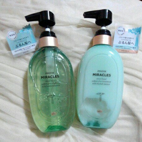 ミラクルズ うるおいブースト シャンプー/トリートメント/パンテーン/市販シャンプーを使ったクチコミ(1枚目)