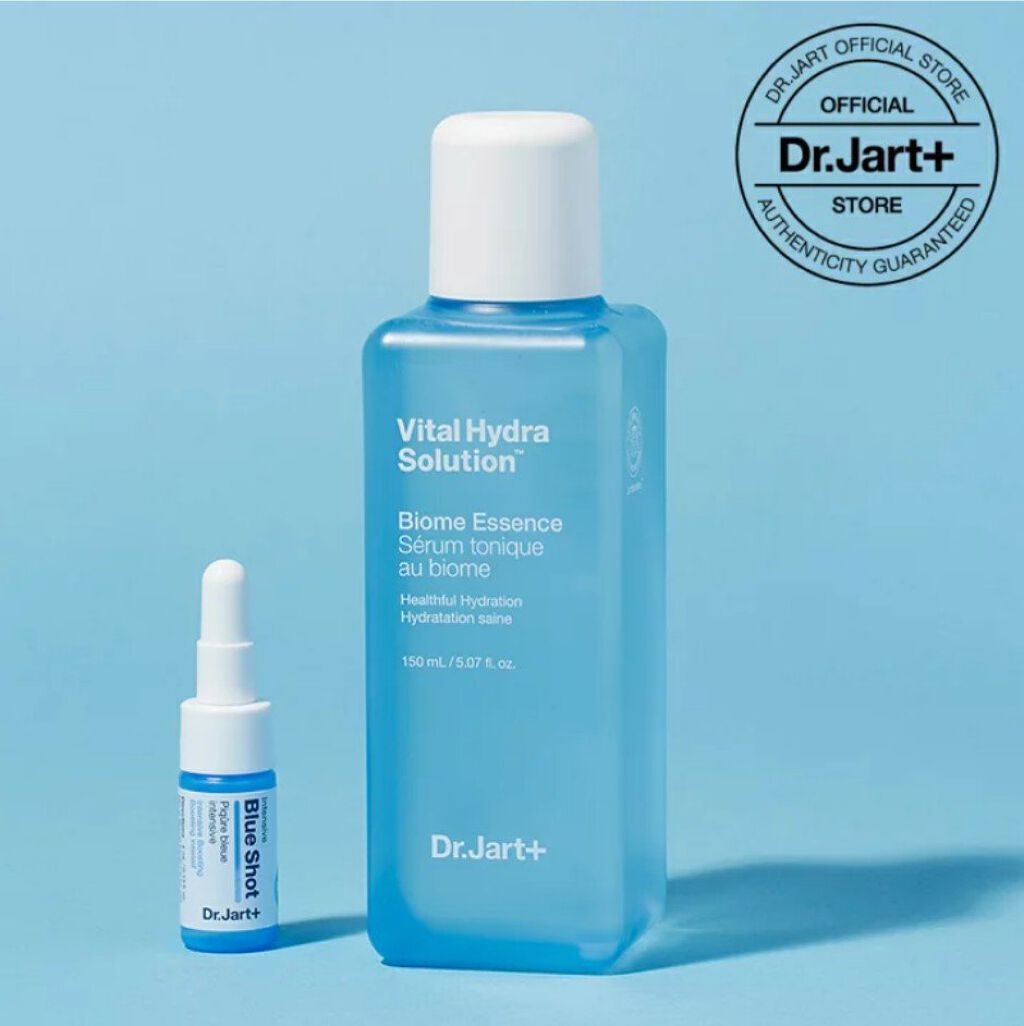 Dr.Jart＋ ドクタージャルト バイタルハイドラソリューションバイオムエッセンスのクチコミ「#無限リピート化粧水

💙ドクタージャルト　バイオームエッセンス💙

この化粧水はめっちゃ良い.....」（2枚目）