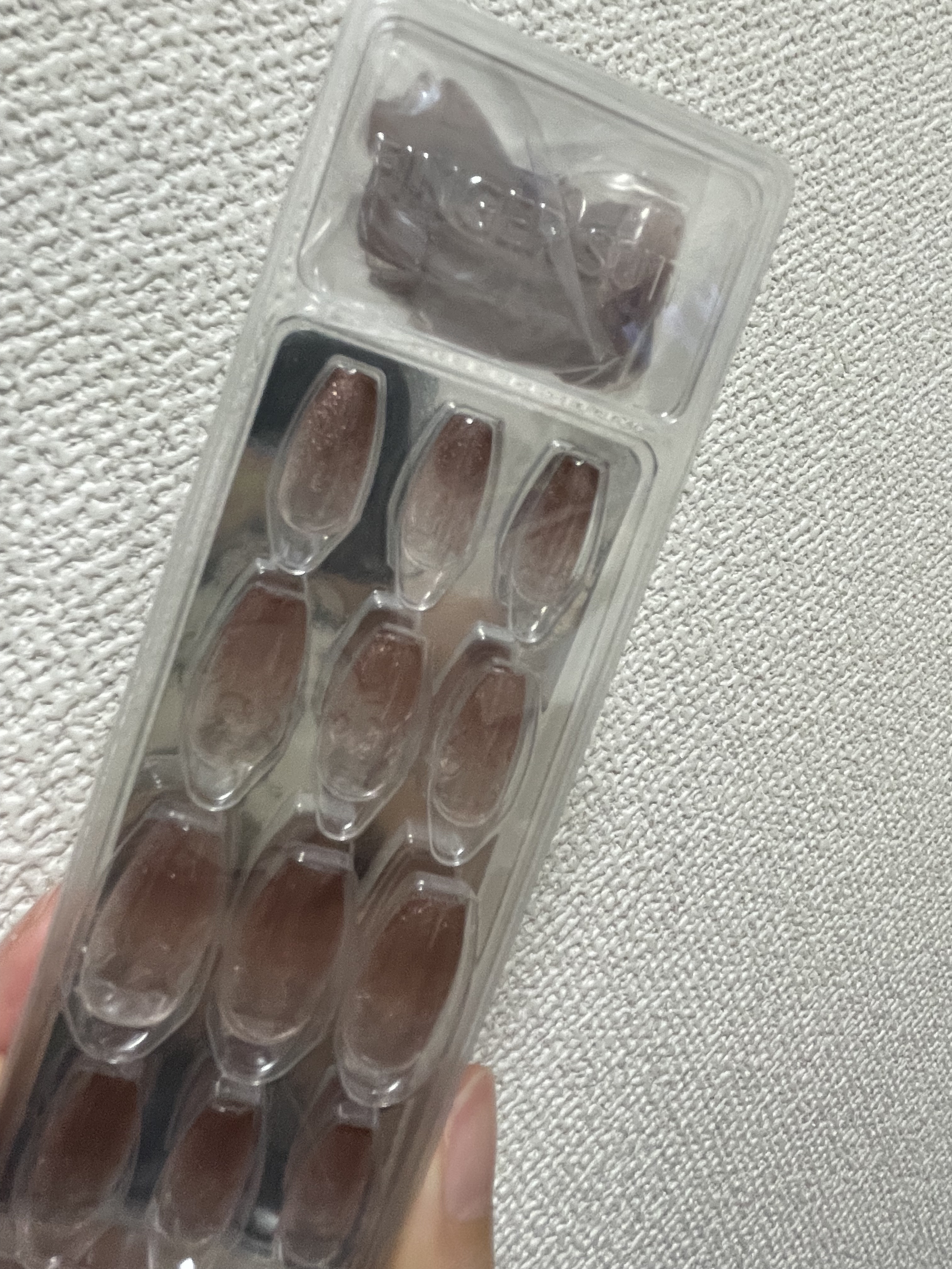 ネイルチップ(シールタイプ) Hazelnut/FINGER SUIT/ネイルチップ・パーツを使ったクチコミ（2枚目）